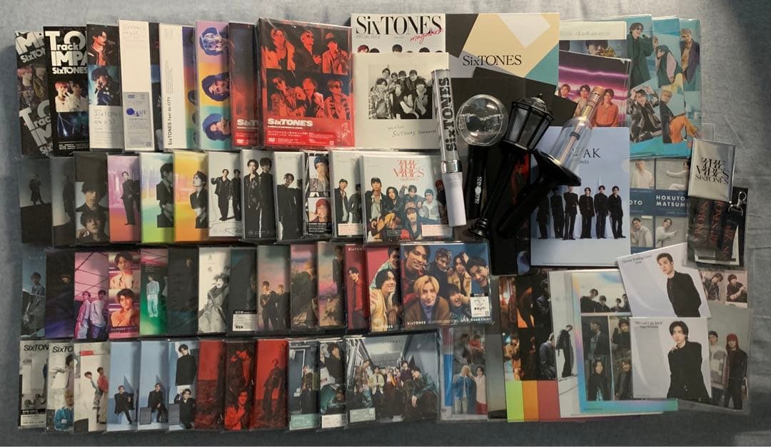 SixTONES シングル アルバム ライブDVD ペンライト 特典まとめ売り