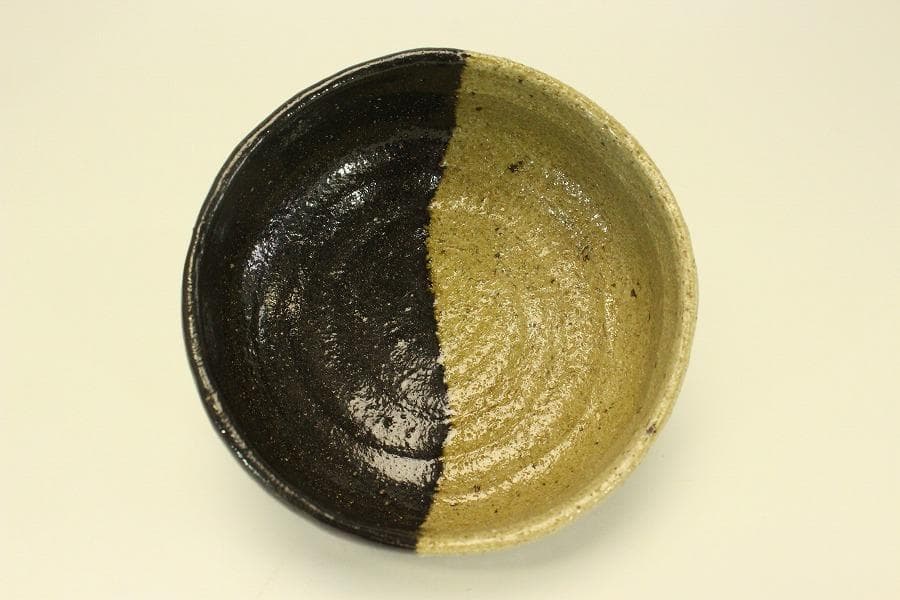 茶道具 平茶碗 数印 桂窯 楽茶碗 共箱(BB472)
