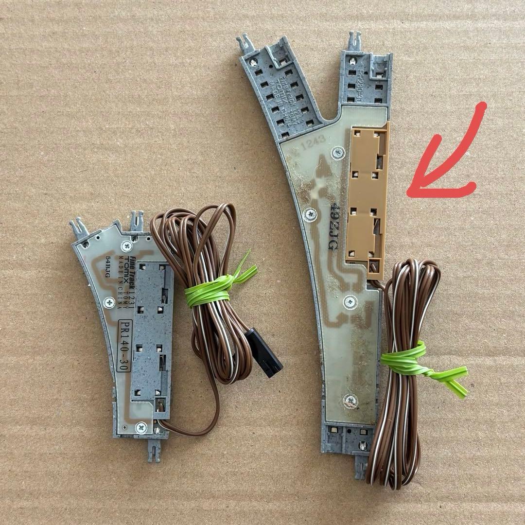 Nゲージレール　106本他パーツ詰合せ　トミックス　ファイントラック