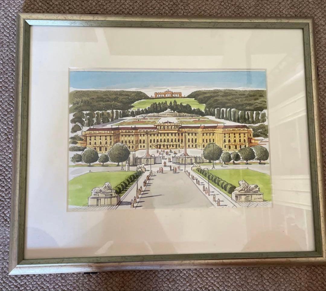 まとめ売り 11点 油彩画 街の風景 R.I. サイン入り