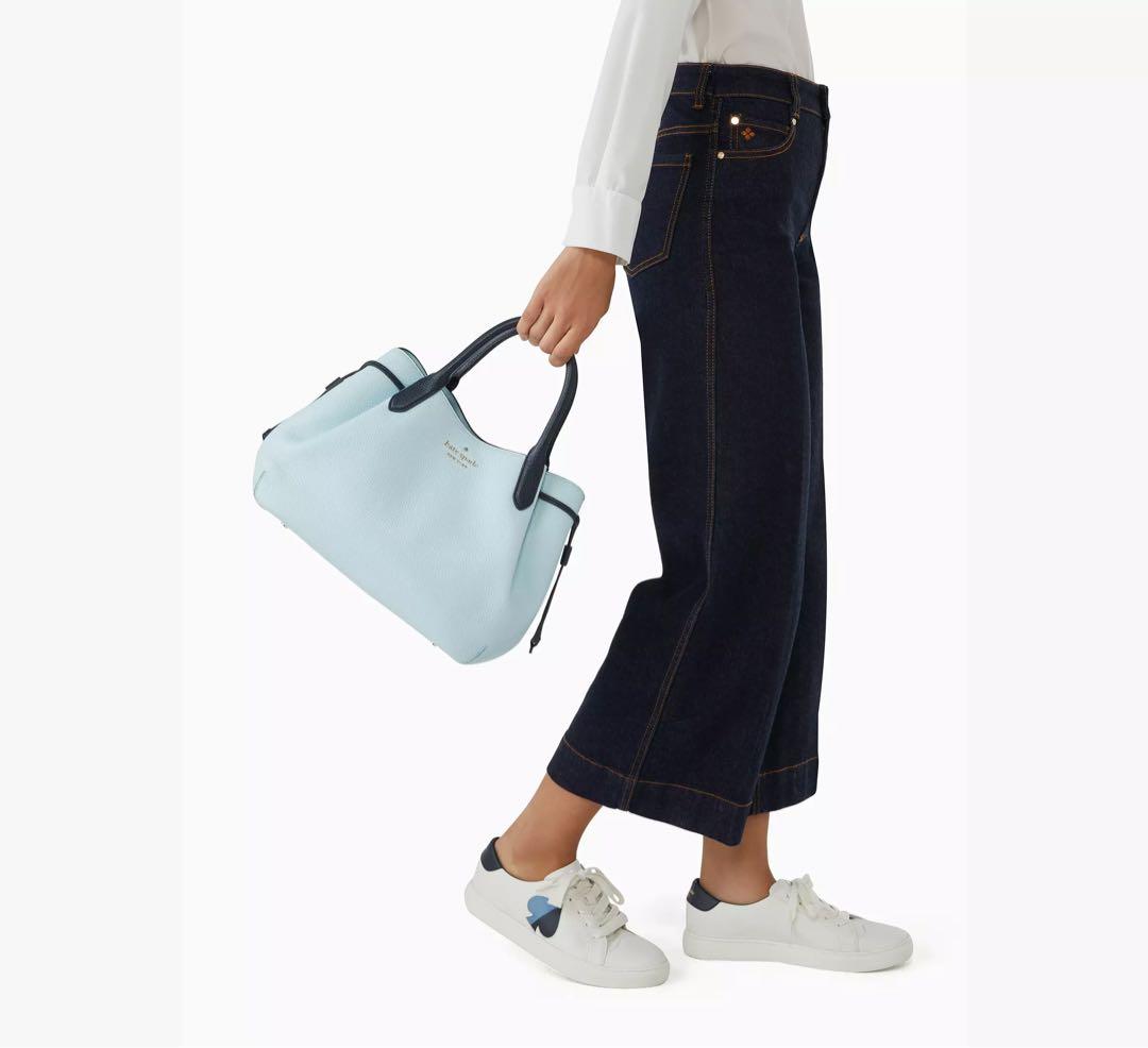 ケイトスペード ハンドバッグ ダンプリング 2way サッチェル 水色 ほぼ新品