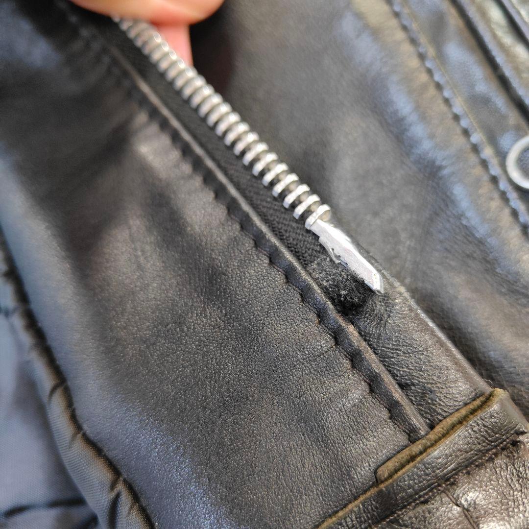 良品 Schott ライダースジャケット 641Q キルティング サイズ38