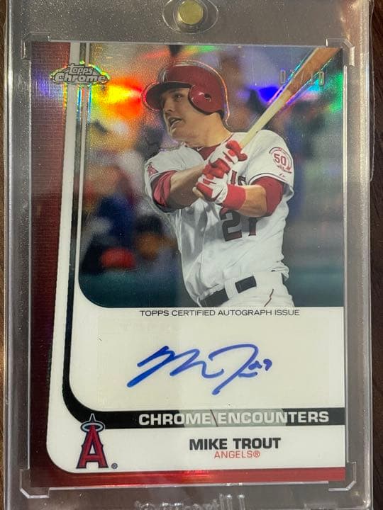 2012 Topps Chrome Mike Trout 10枚限定直筆サイン