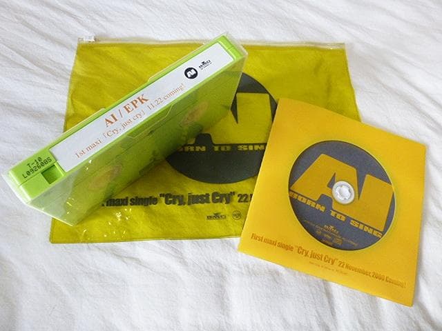 ■激レア！AI（アイ）Cry, just Cry プロモCD＋VHSビデオセット