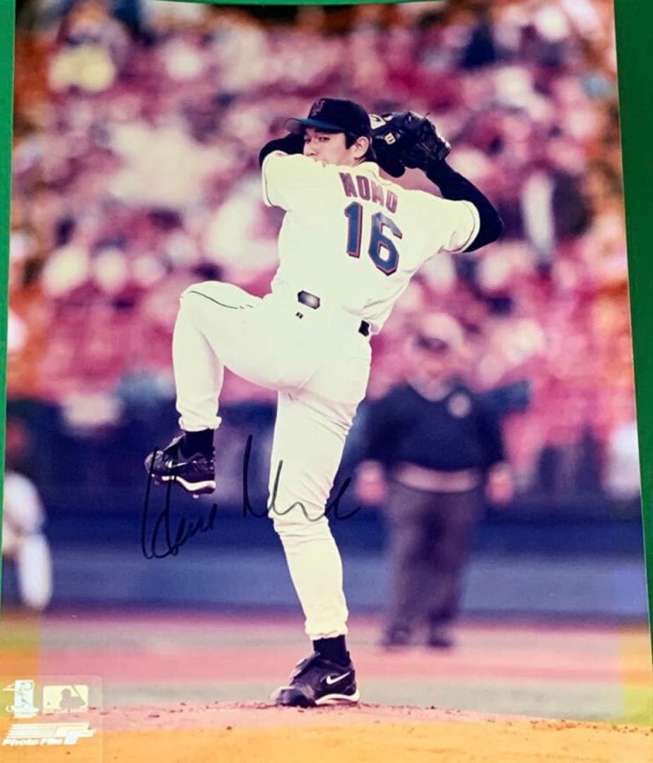 MLB 野茂英雄　直筆サインPhoto 大谷翔平、山本由伸