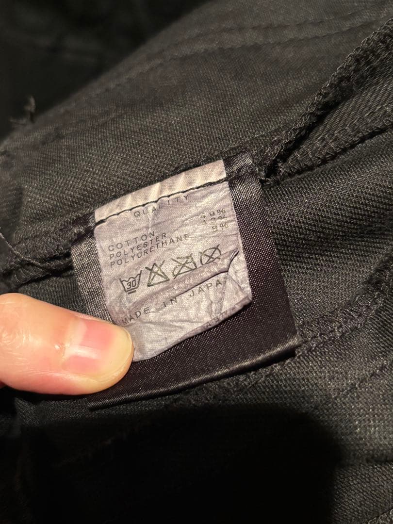 julius ユリウス　コーティング　デニムジャケットbk1