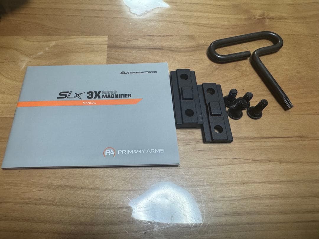 【実物】PRIMARY ARMS SLx 3Xマグニファイア　別売専用マウント付
