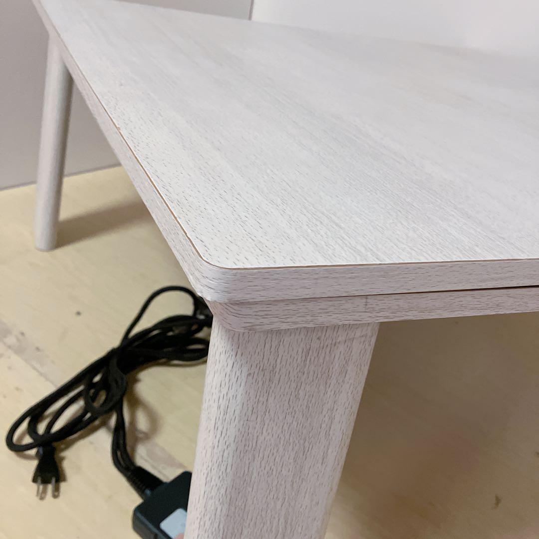 滝口木材　フラットヒーター　こたつ　折りたたみ脚　こたつテーブル　木製　コタツ