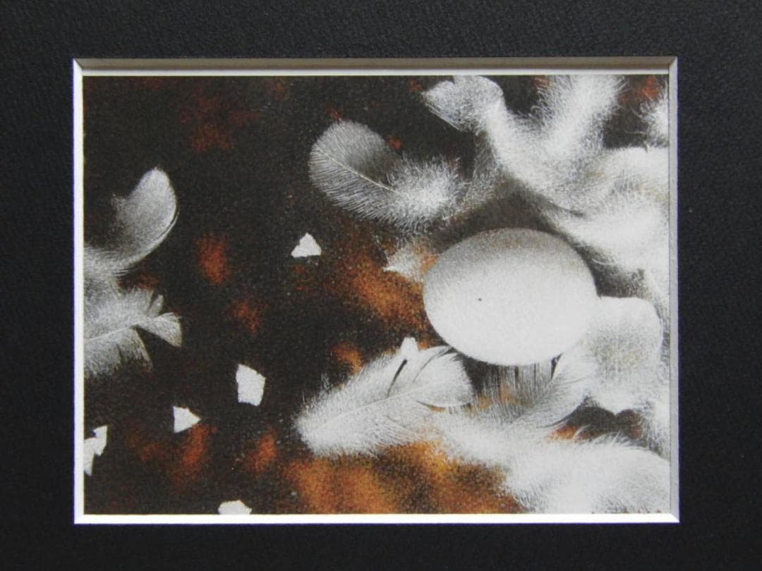 牛島 義弘、「孵卵床」、希少な額装用画集より、新品高級額装付、状態良好