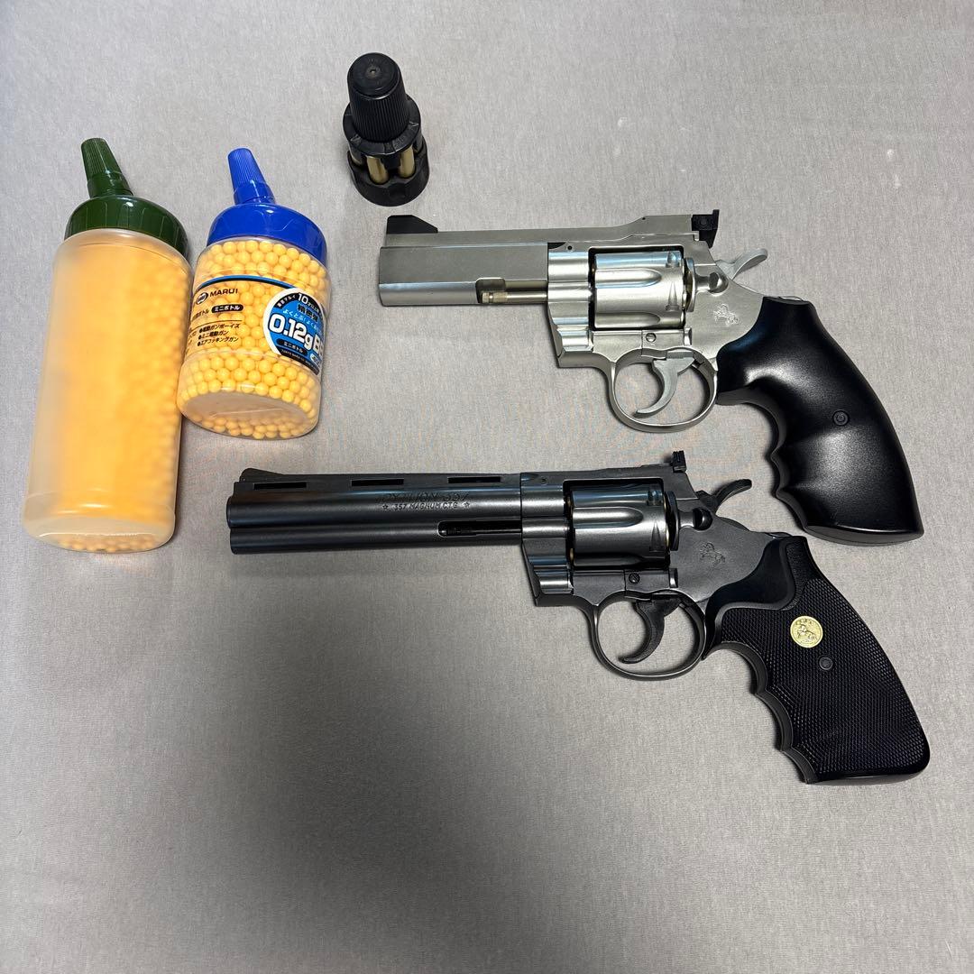 東京マルイ　リボルバー(シルバー・ブラック)