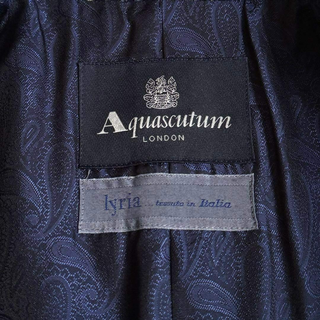 【極美品】Aquascutum ダブルチェスターコート 近年モデル 10号
