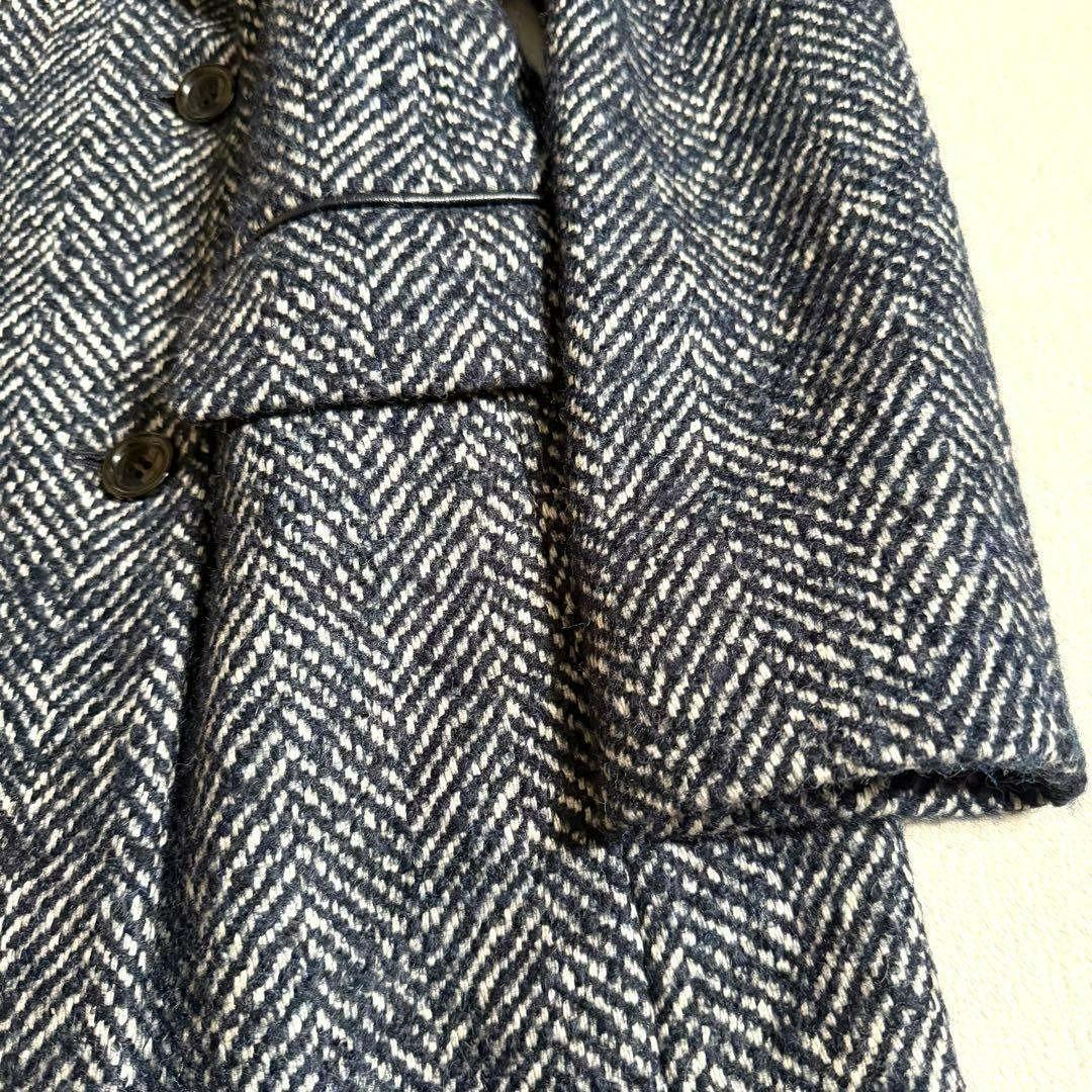 【極美品】Aquascutum ダブルチェスターコート 近年モデル 10号