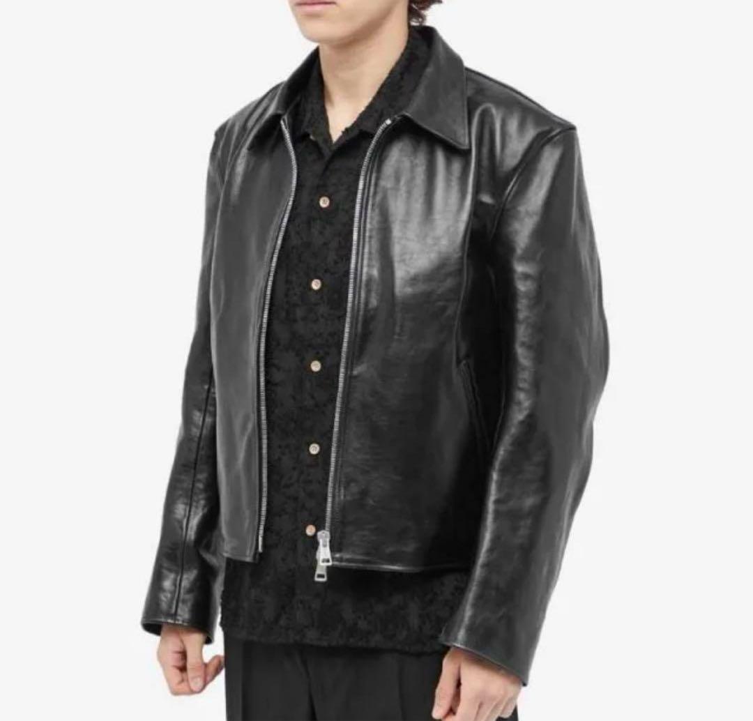 【新品未使用品】OUR LEGACY MINI JACKETレザージャケット50
