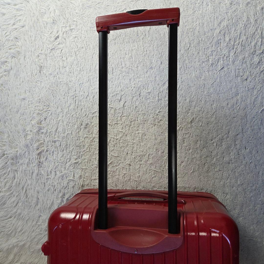 美品 希少 RIMOWA サルサ 63L キャリーケース レッド 855.63