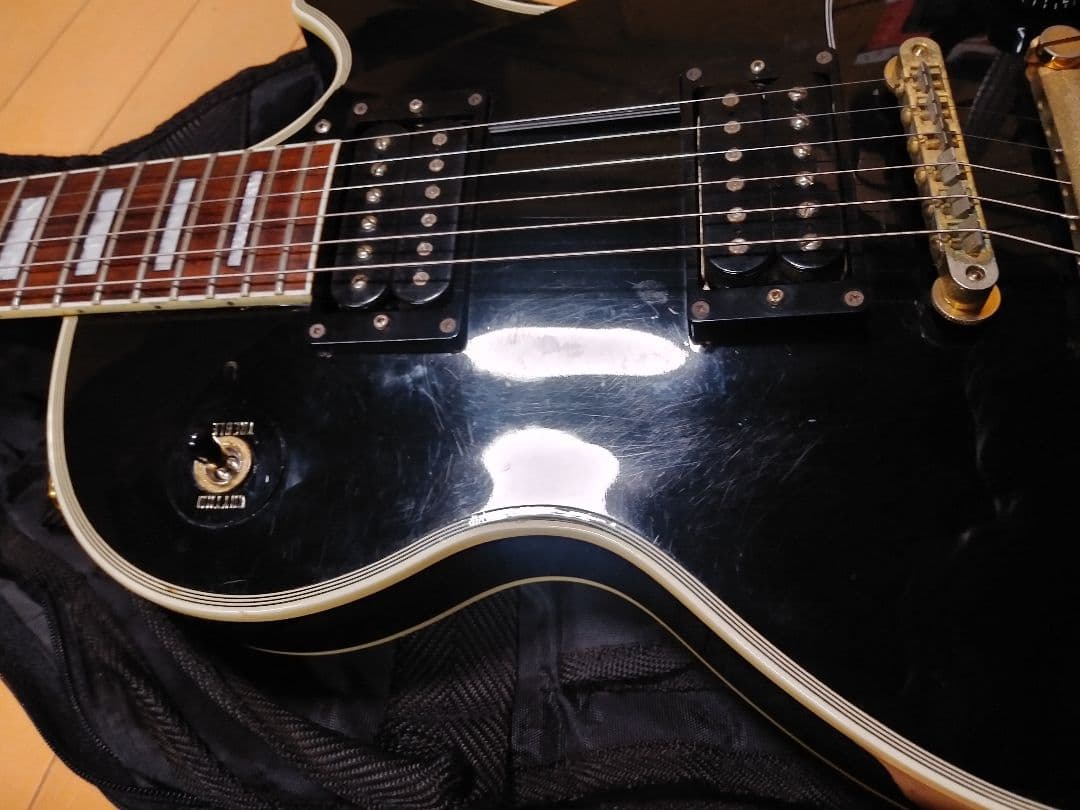 エピフォン　レスポールカスタム　ギブソンヘッド　MADE IN JAPAN