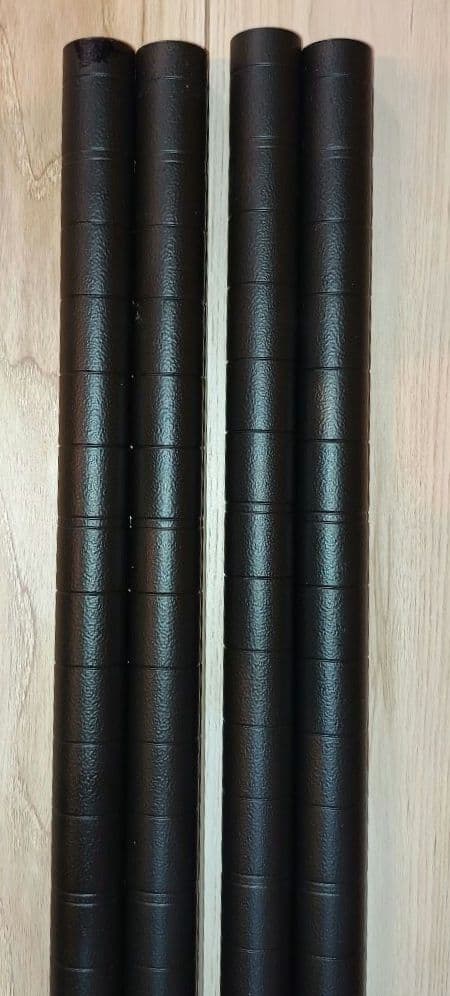 わ*！様 ルミナスノワール　ウッドシェルフ棚　7段　延長テンションポール　有孔ボ