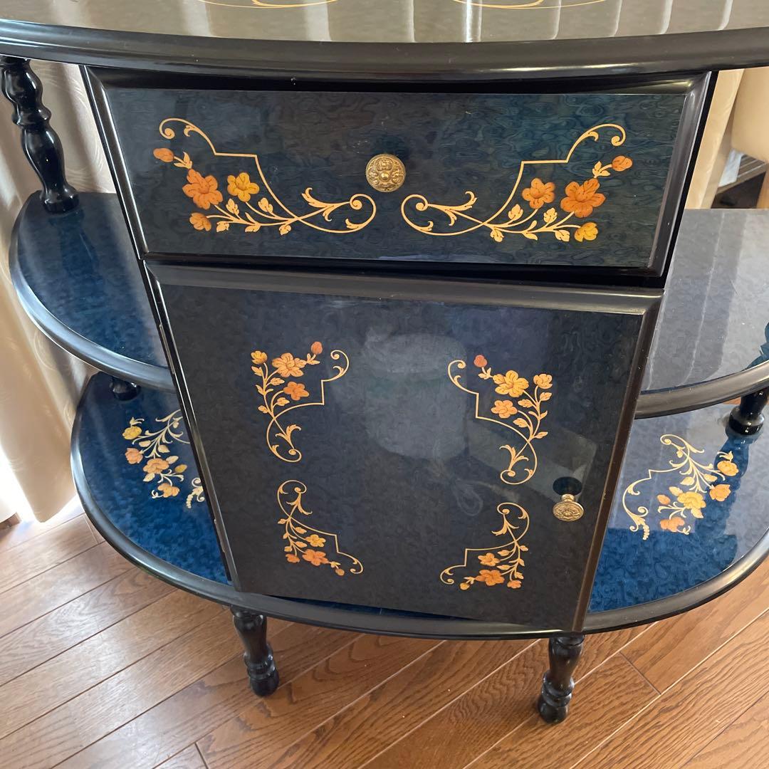 優輝　希少イタリア製　象嵌キャビネット