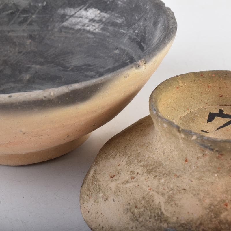 朝鮮美術　須恵器　新羅土器　新羅無釉土　6点まとめて　V　8342A