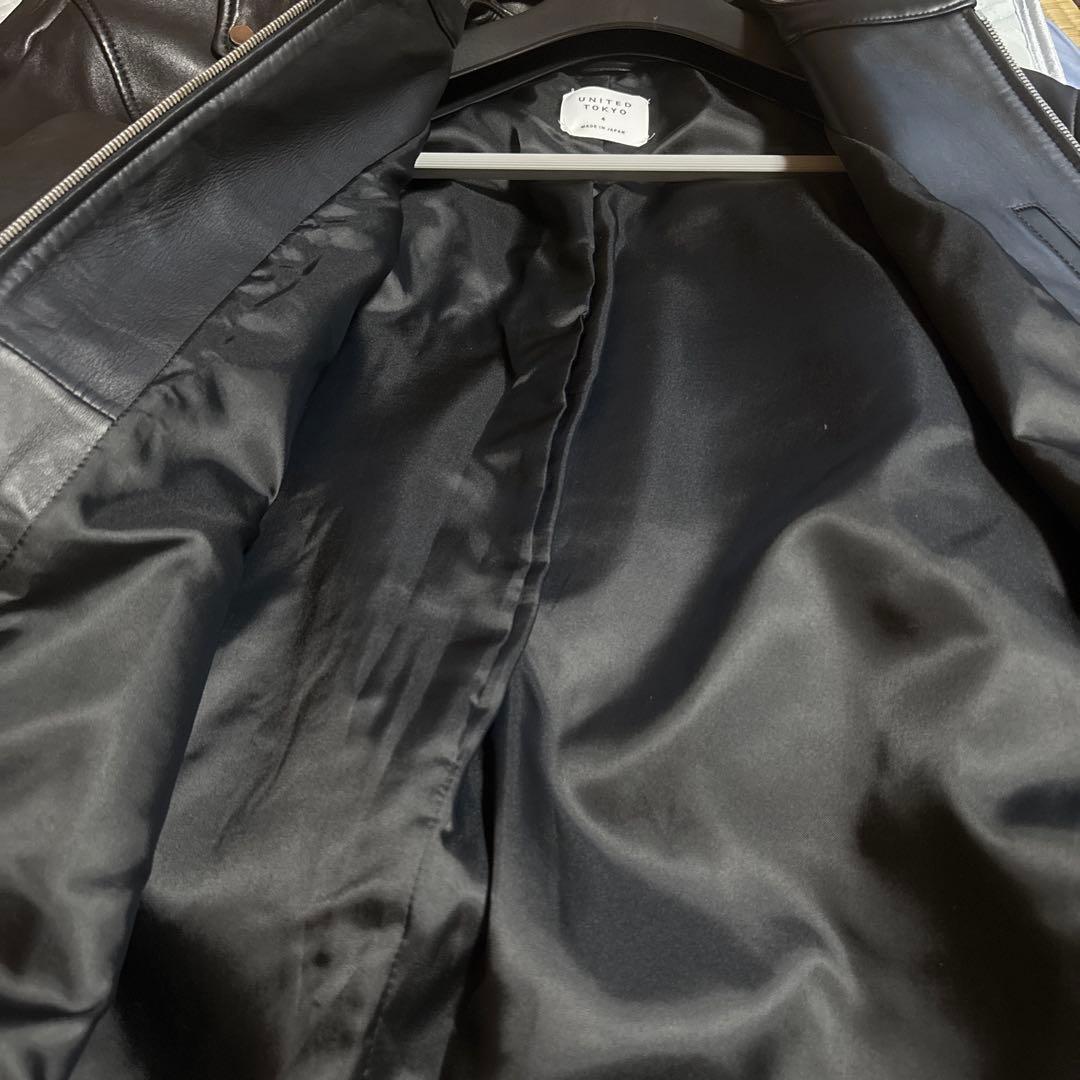 UNITED TOKYO シングルライダース ラムレザー　4 未使用品