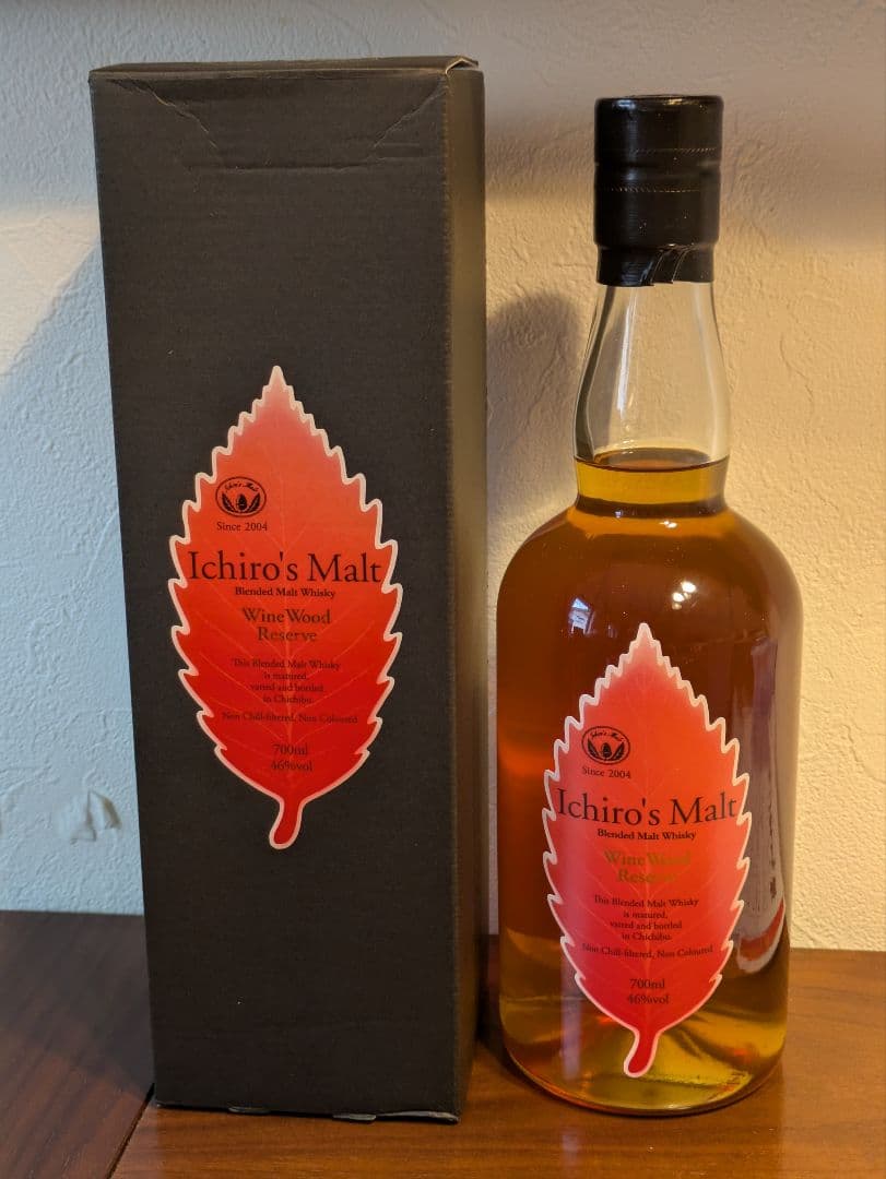 イチローズモルトWine Wood Reserve 700ml 46% 箱付き