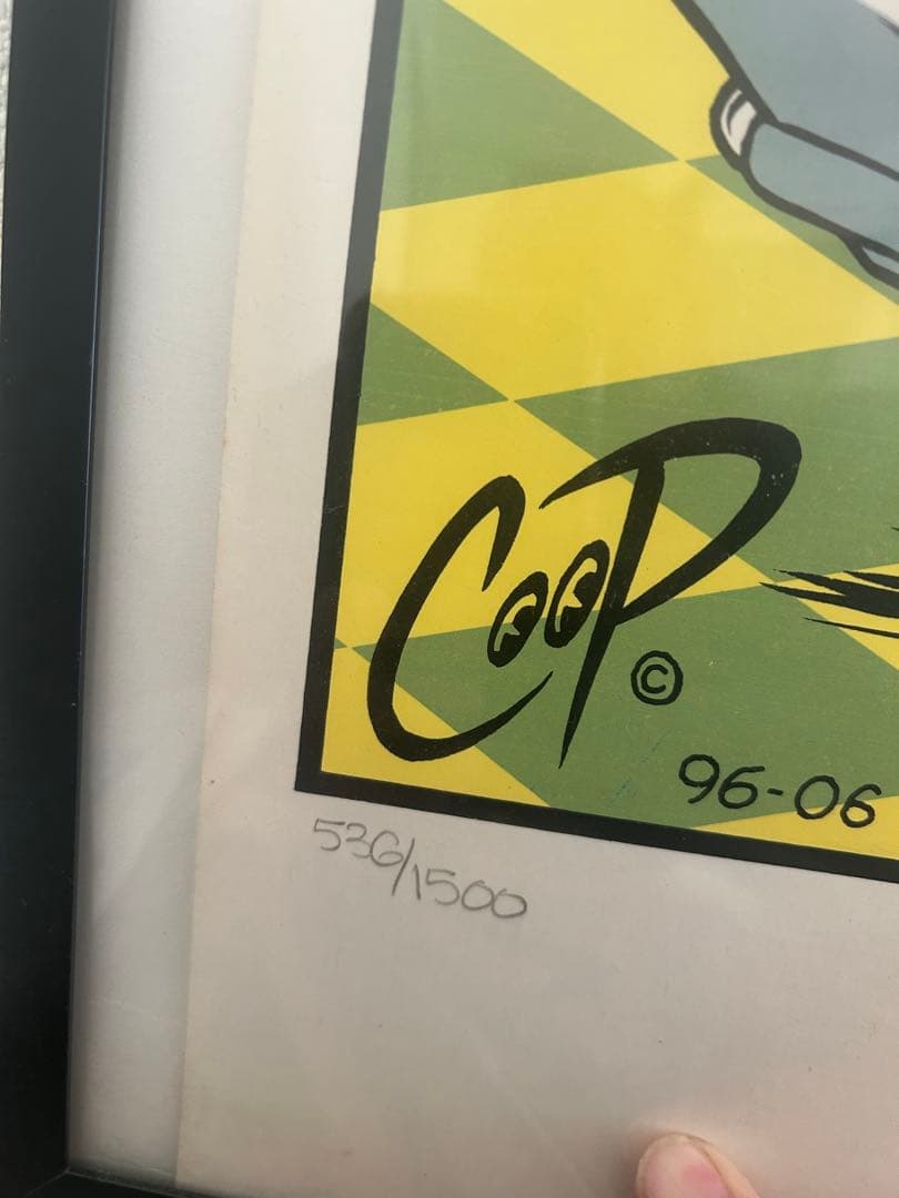 シルクスクリーンポスFOOFIGHTERS フレーム付き