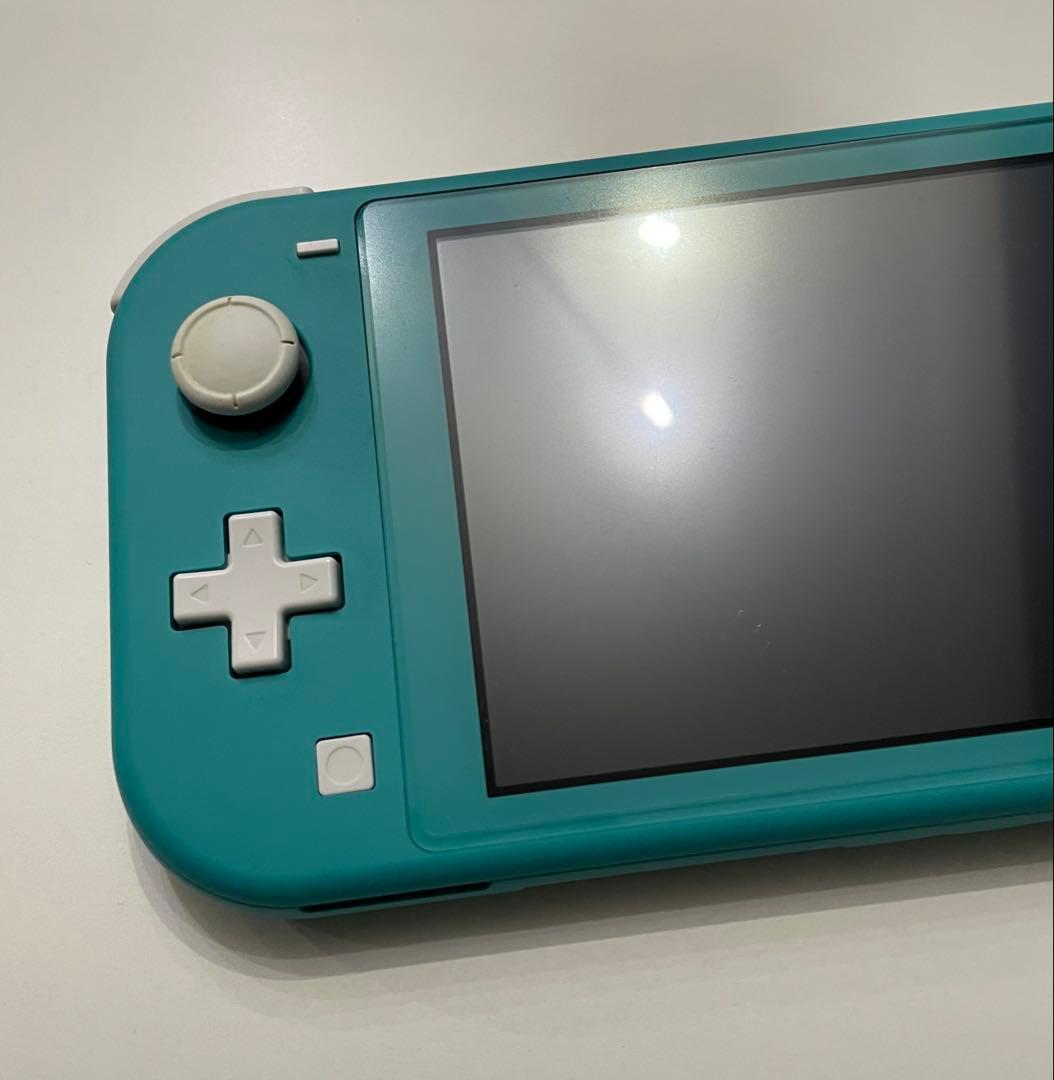 未使用に近い❤︎Nintendo Switch Liteターコイズ 本体 充電器◎