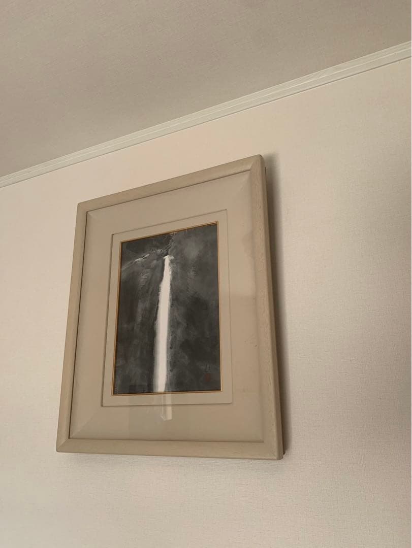 水墨画 山田大作「滝」Ink painting Daisaku Yamada