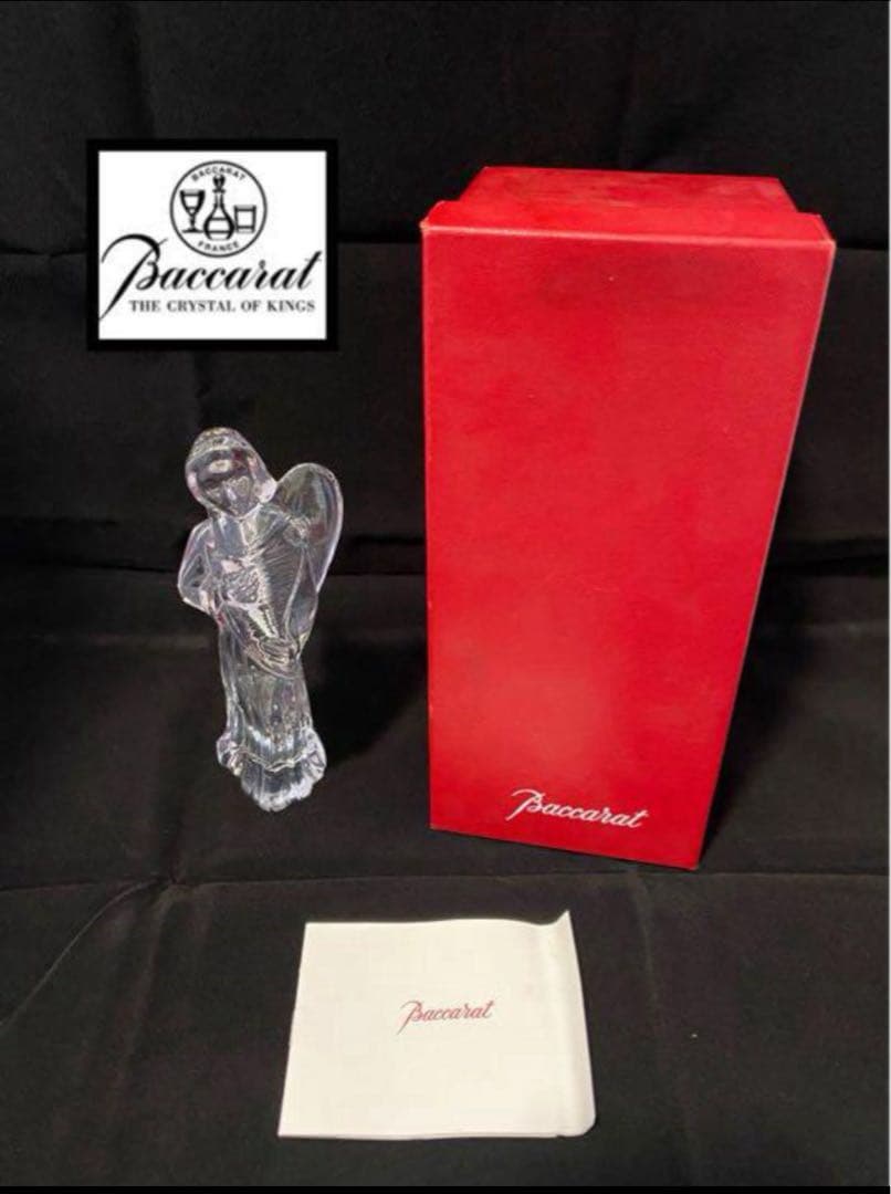 ❤️Baccarat ハープ　竪琴　天使　オブジェ❤️置物