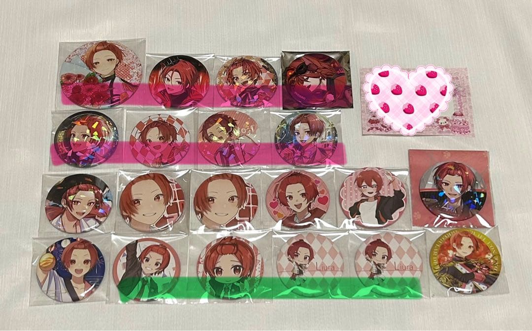 いれいす りうら 缶バッジ ペンライト