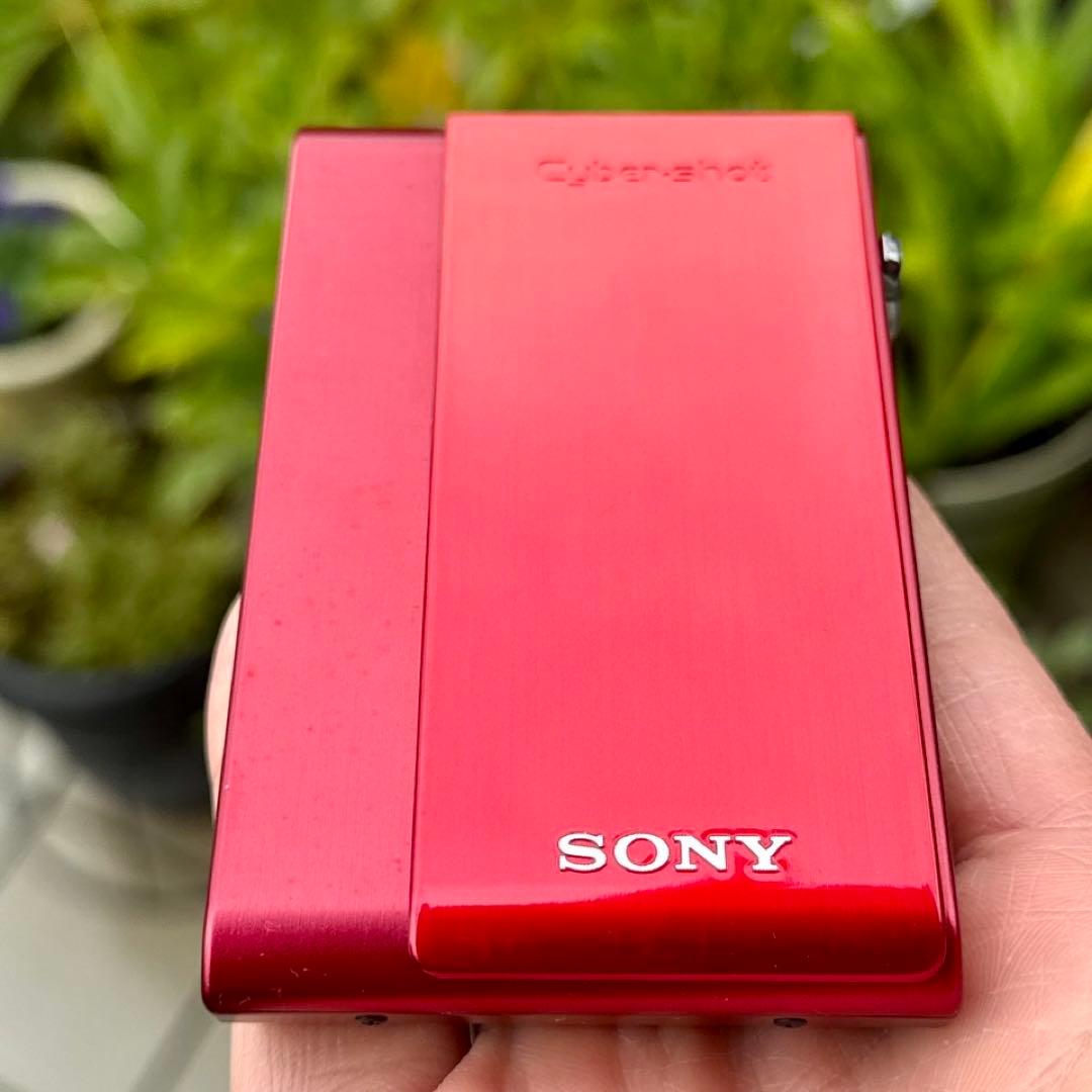 ☆動作OK SONY デジカメ DSC-T900 メモリースティック&電池付き