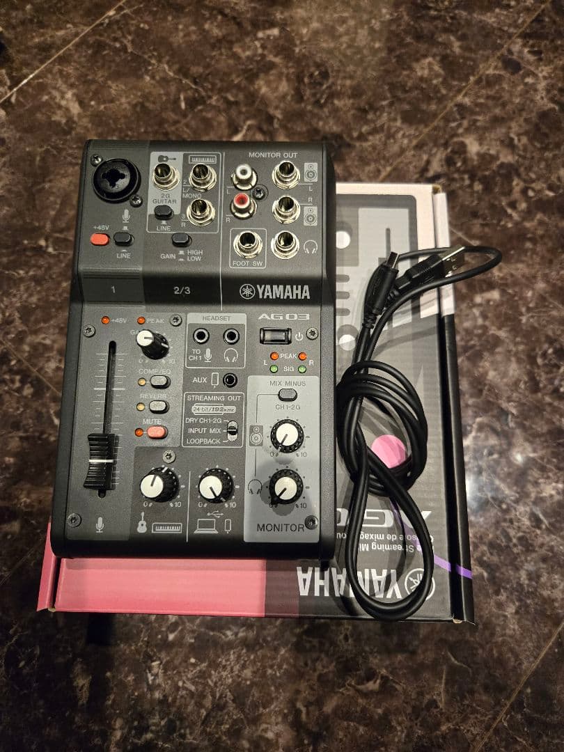 YAMAHA AG03MK2 B ブラック オーディオインターフェース