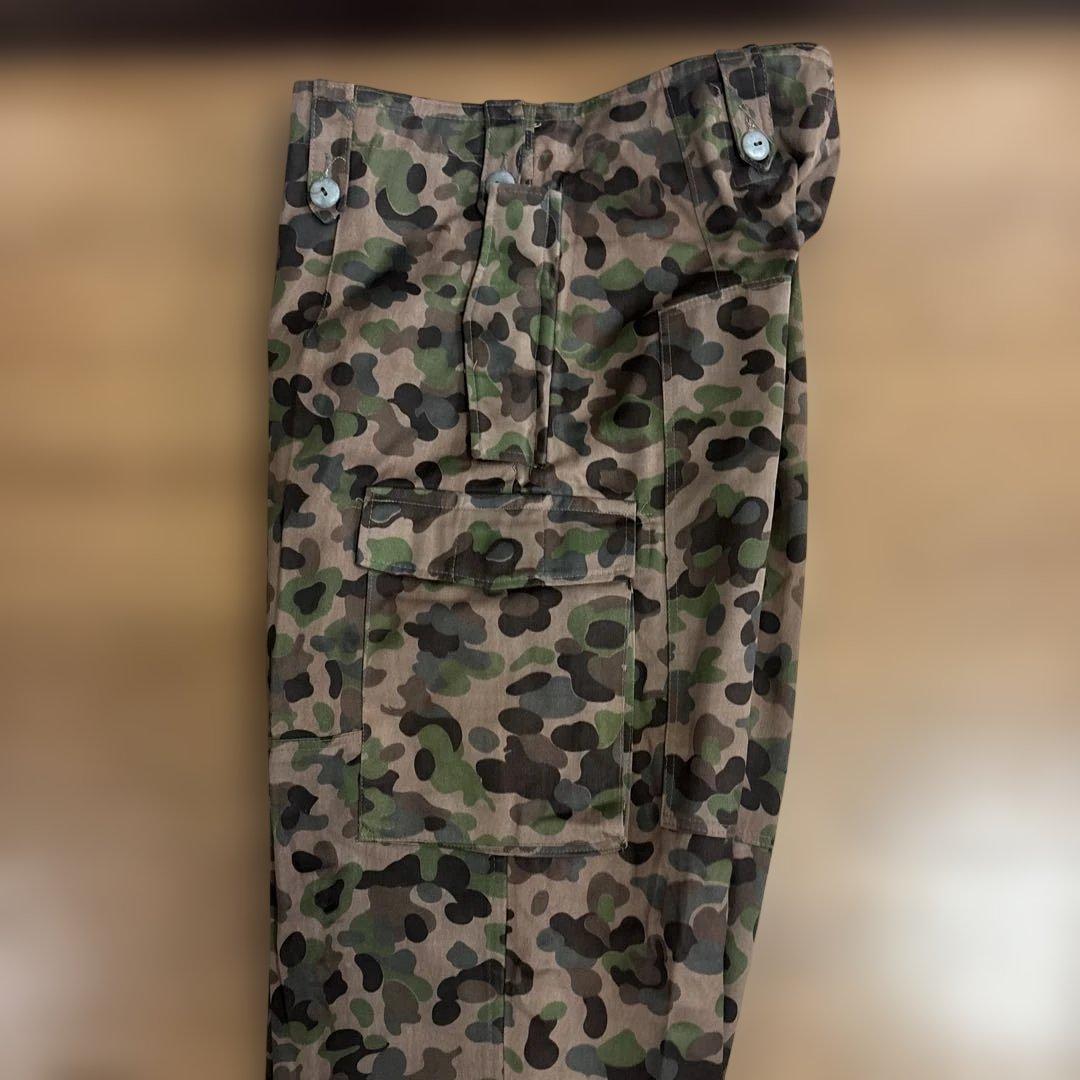 70s デッドストック　オーストラリア軍　ピードットカモ　パンツ　送料無料