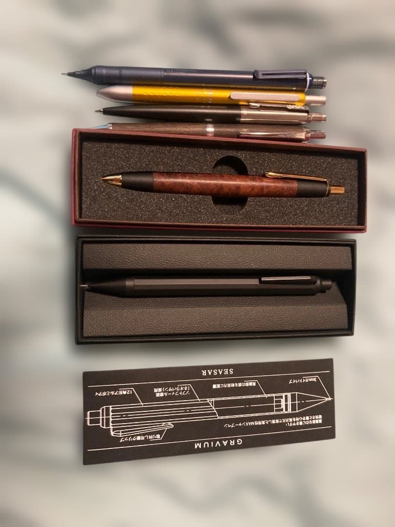 文房具まとめ売り　ボナンペン花梨瘤杢　sesar グラビウム