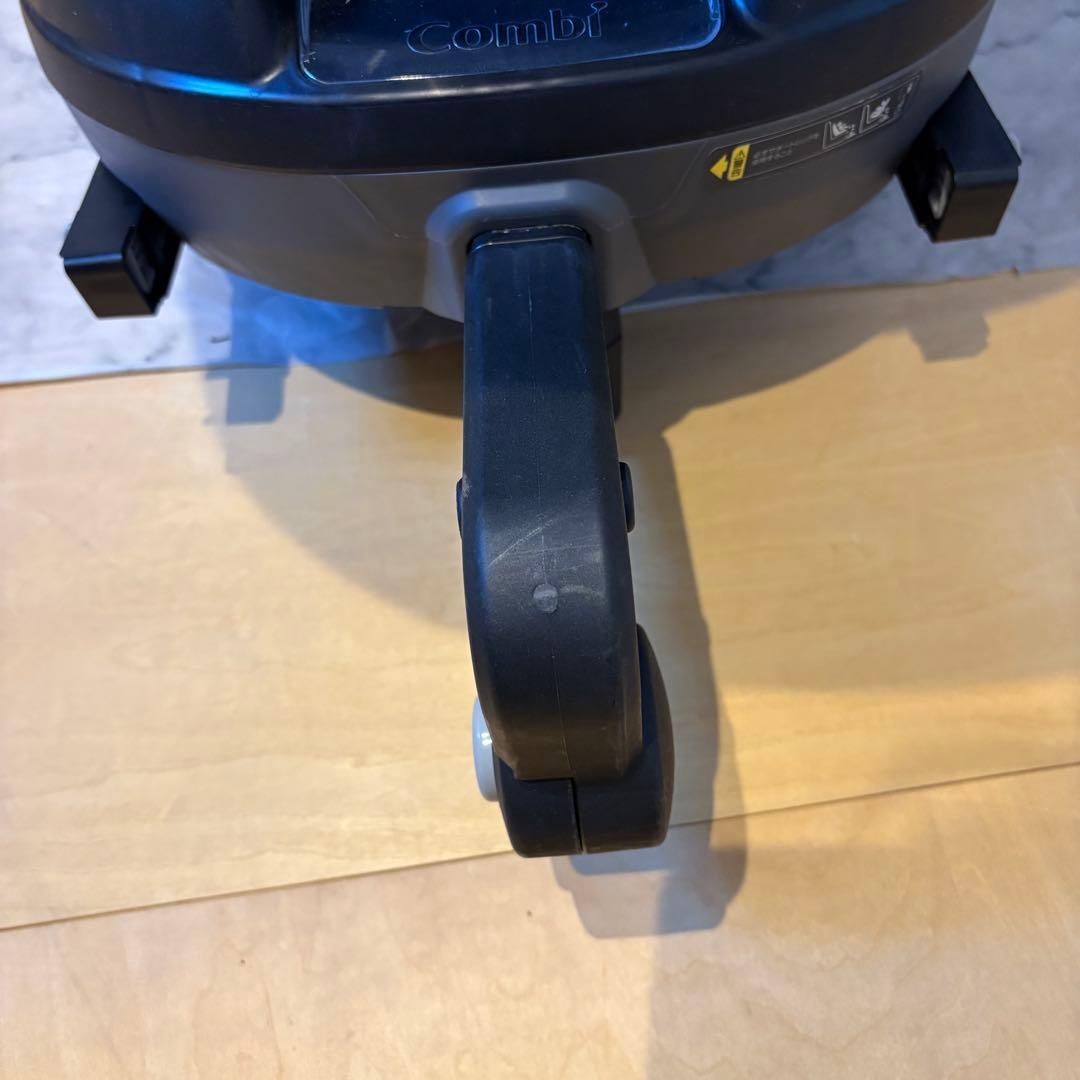 【美品】Combi クルムーヴ スマート ISOFIX エッグショック グレー