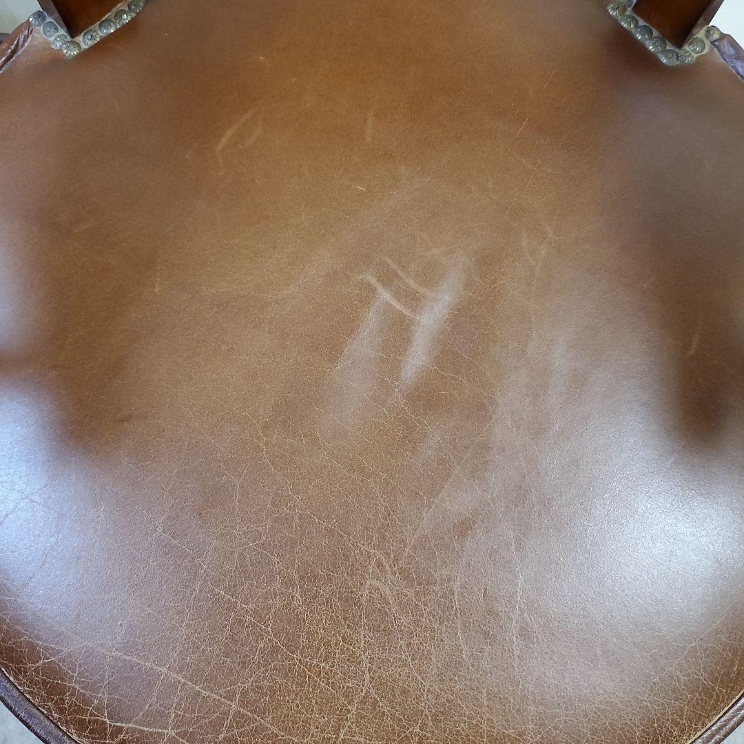 大幅値下げ！【稀少】イタリア製　アンティークチェア　回転式