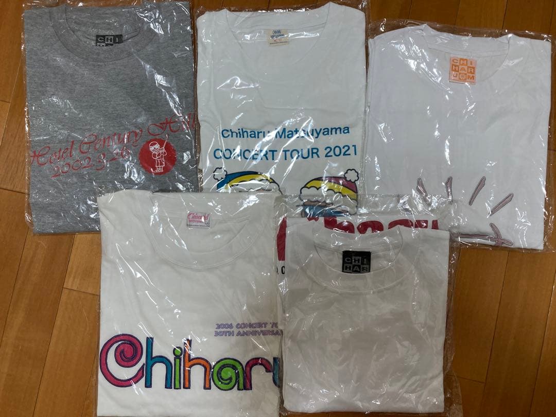 松山千春 コンサート Tシャツ 約２０年間分 ５５枚 すべて新品 未使用品