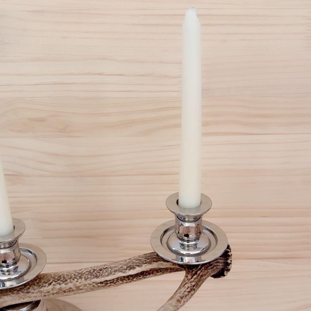 ラルフローレン 鹿角 キャンドルスティック 3灯 アンティーク コレクション