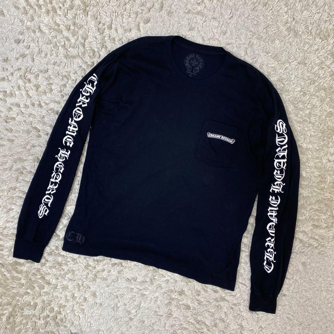 クロムハーツ　長袖Tシャツ　ブラック　L