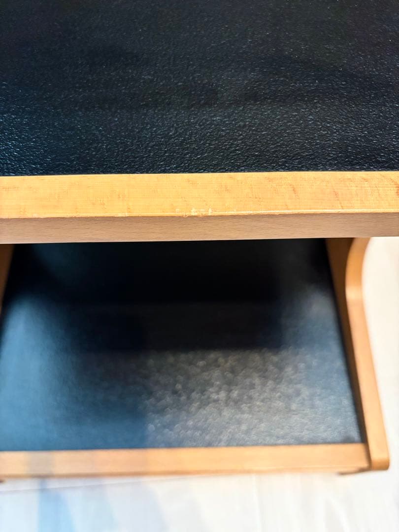 カリモク コロニアル 卓上電話台 小物置き 昭和レトロ