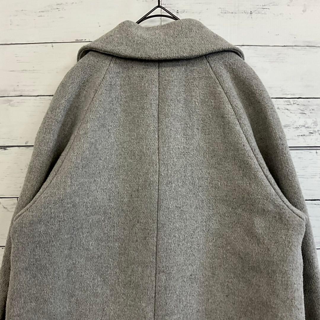 ナノユニバース ロングコート ライトグレー F 秋冬 きれいめ 大人上品 通勤