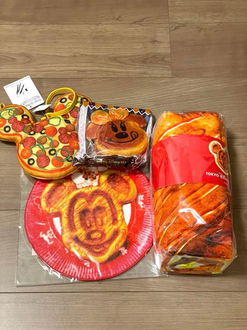 ★新品未使用★ディズニーリゾートパークフード バスタオル ハンカチ等4点セット