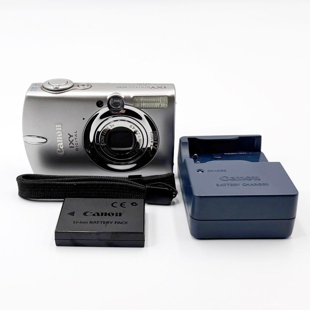 【美品】キヤノン IXY DIGITAL 600 シルバー コンデジ カメラ