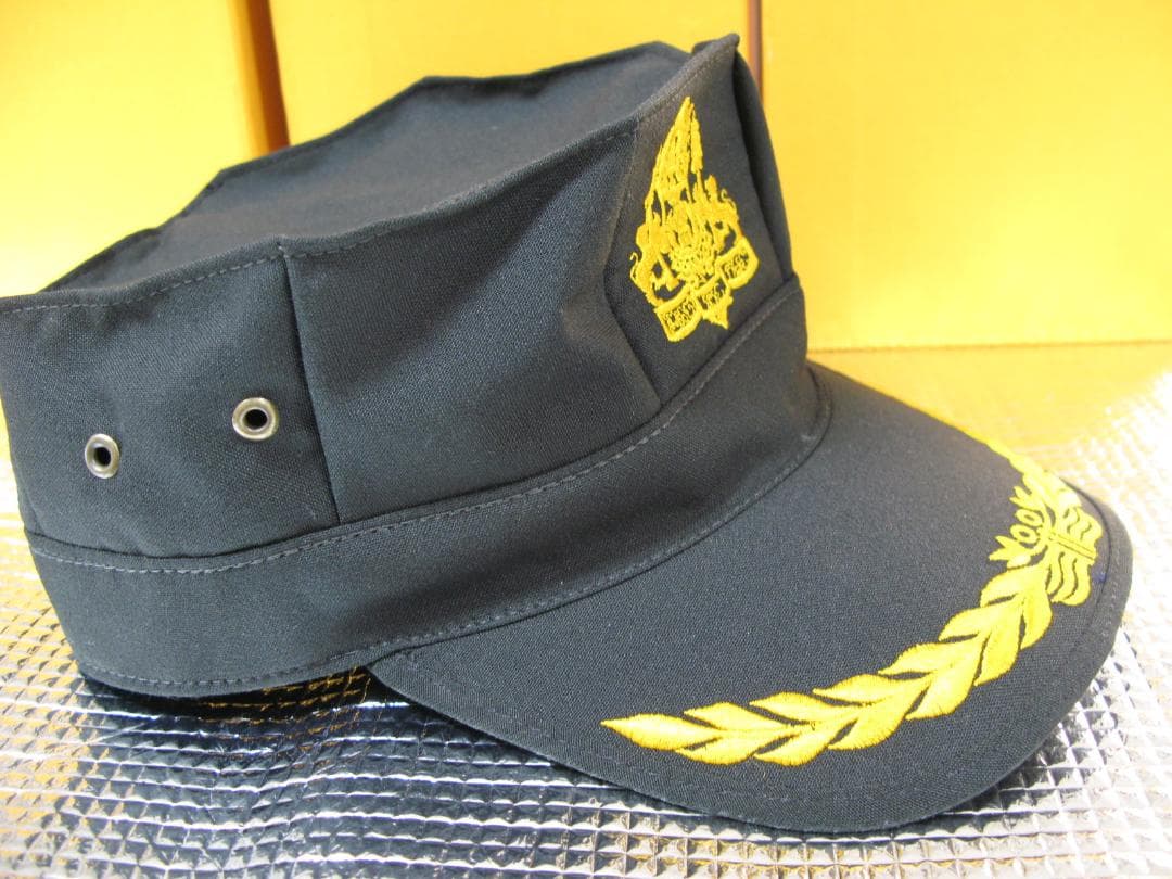 カンボジア アーミーキャップ 軍隊 高級帽子 ワークキャップスタイル L
