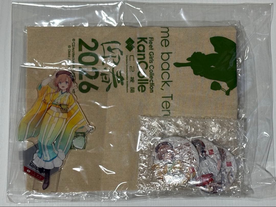 艦これ C107 アクリルスタンドフィギュア 缶バッジ バッグ 照月 コミケ