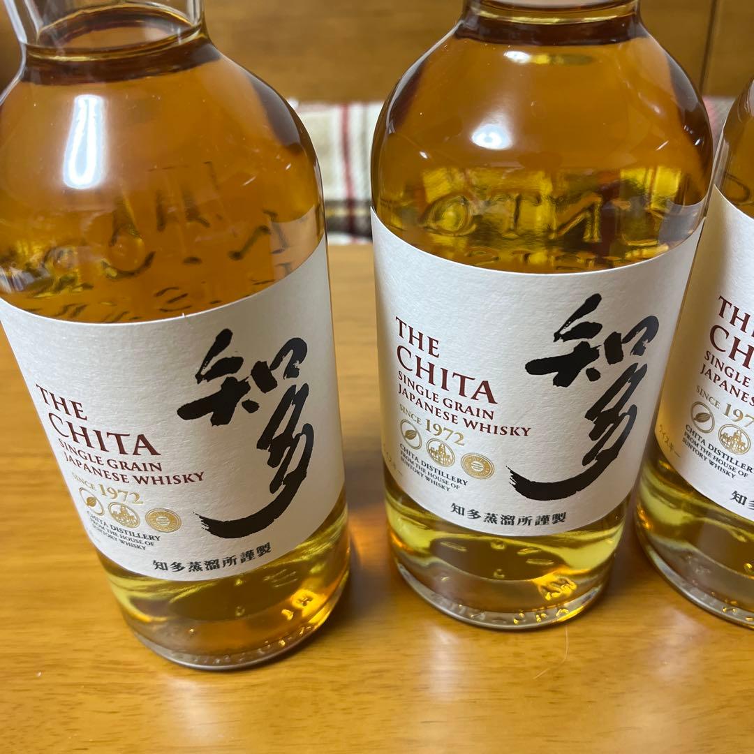 知多　THE CHITA グレーンウイスキー 47% 4本セット