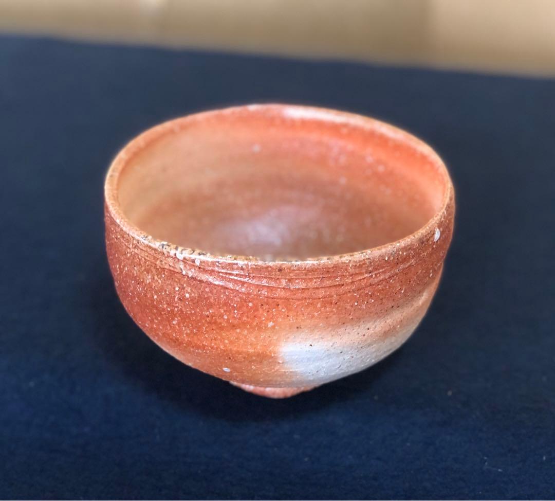 《レ》茶道具 信楽 茶碗 清隆 共布 共箱　251118え3