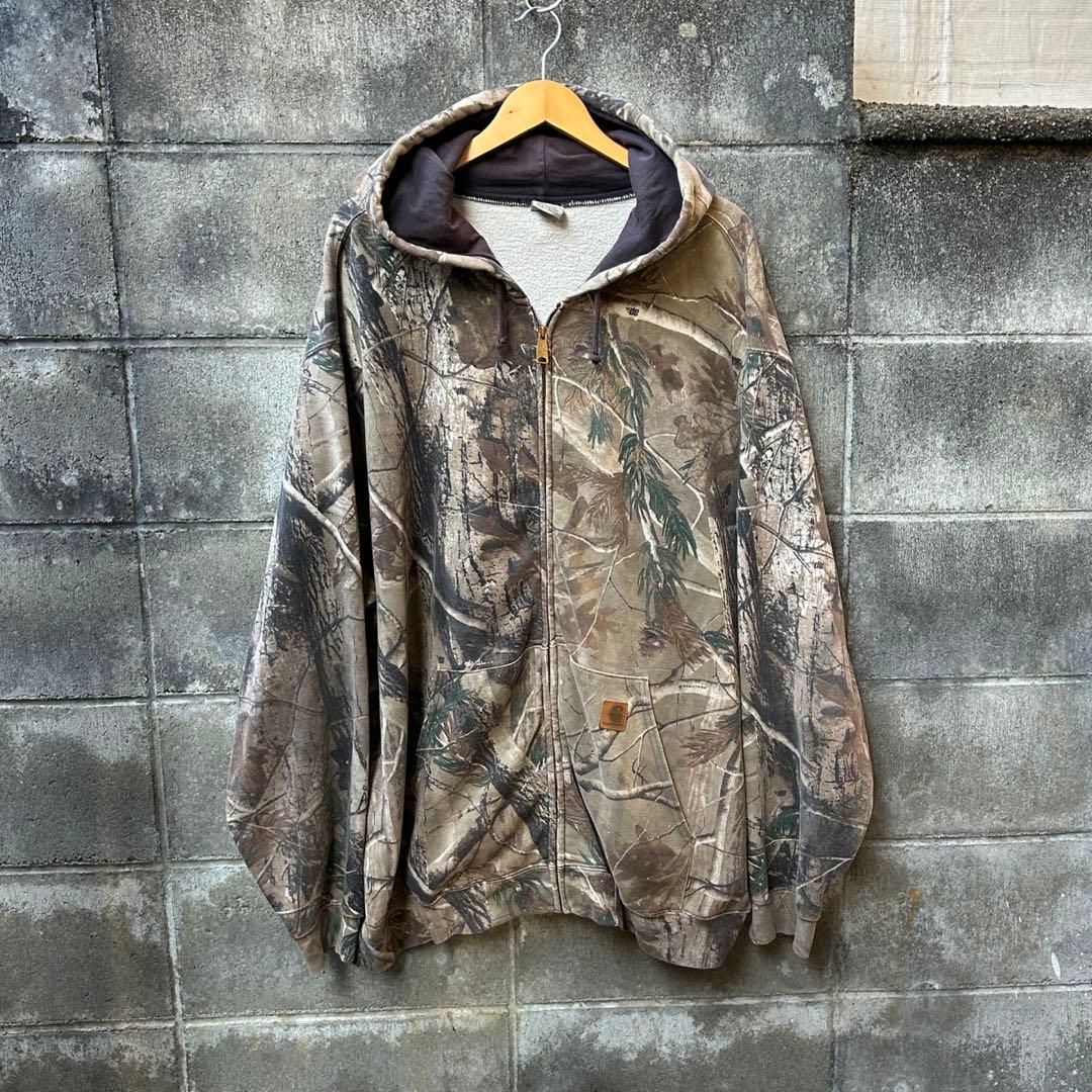 00s カーハート リアルツリー ジップパーカー メキシコ製 AKIMBO