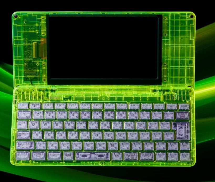 【新品】キングジム ポメラDM250XY Crystal Neon Yellow