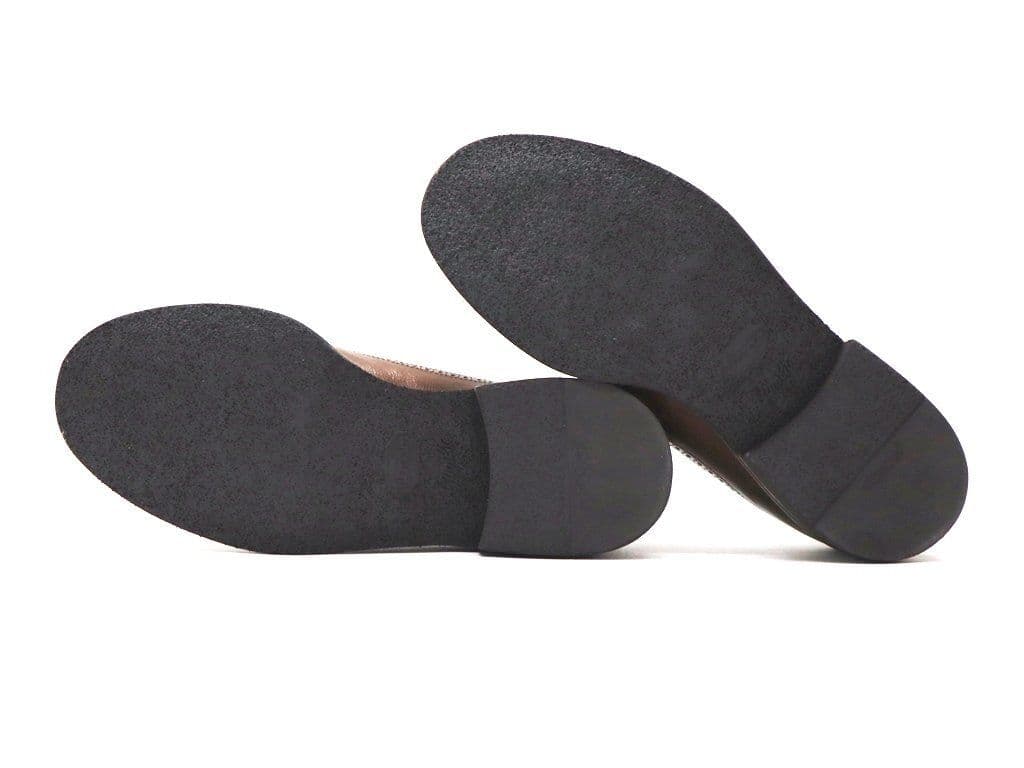 ■新品24万!ブルネロクチネリ／カーフレザーダービーシューズ 44（29cm）茶