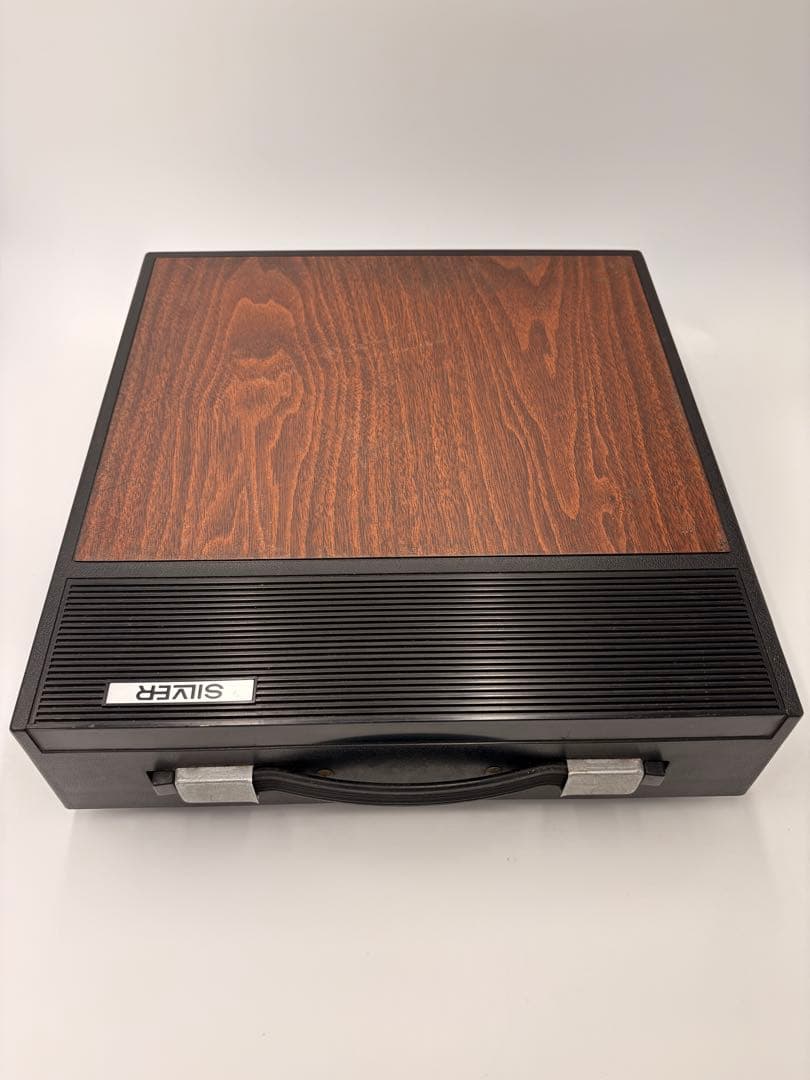 SILVER タイプライター ウッド調